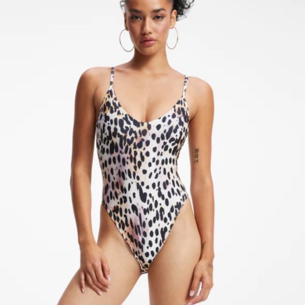 Good American Satin Swim One Piece